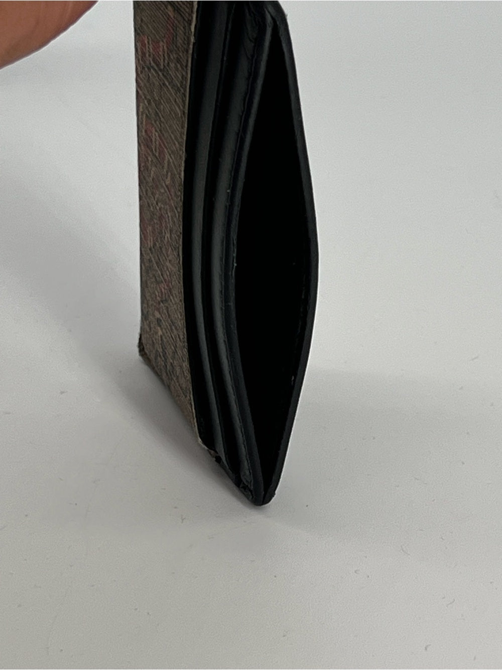 Gucci Kingsnake GG Supreme Brown Canvas Card Holder