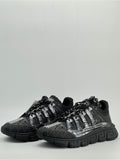 Versace Trigreca Black Silver Man’s Sneakers Size EU 44.5