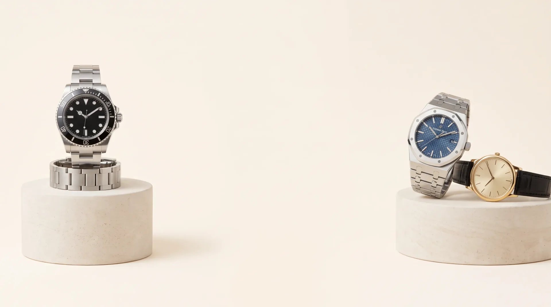 Sell your watch in Los Angeles — Rolex, Audemars Piguet and gold dress watches