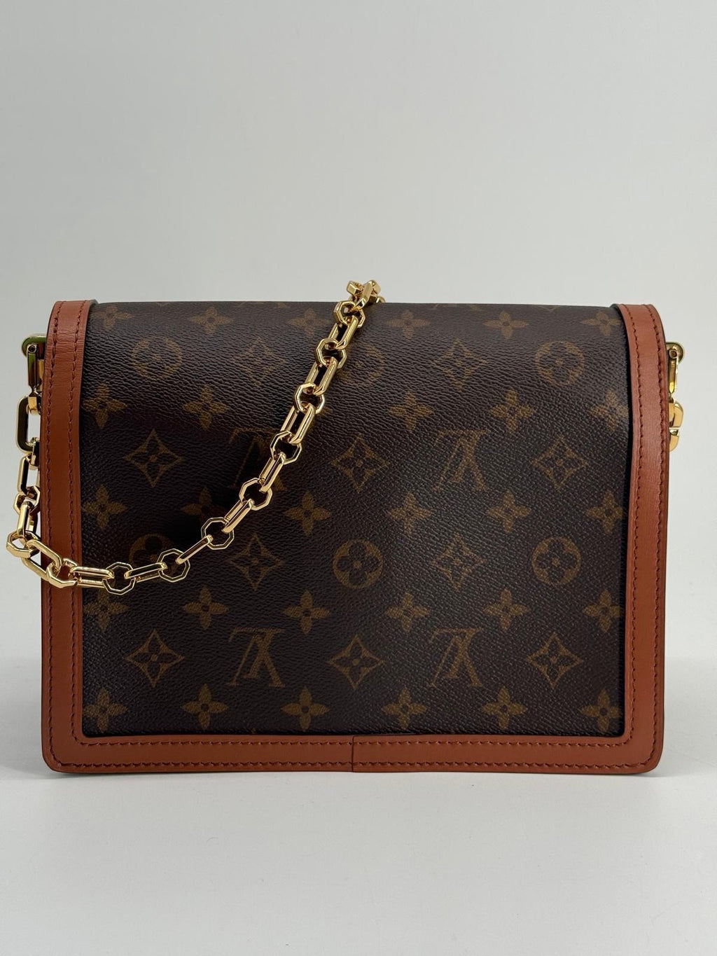 Louis Vuitton Dauphine Shoulder Bag Reverse Monogram Canvas MM — view 5