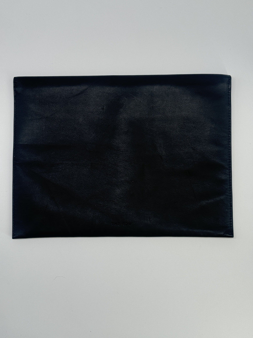 The Row Black Leather Clutch — view 2