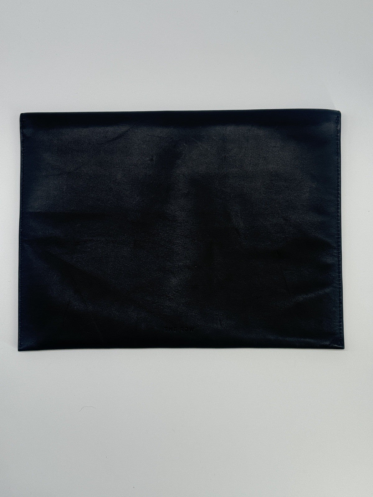 The Row Black Leather Clutch — view 2