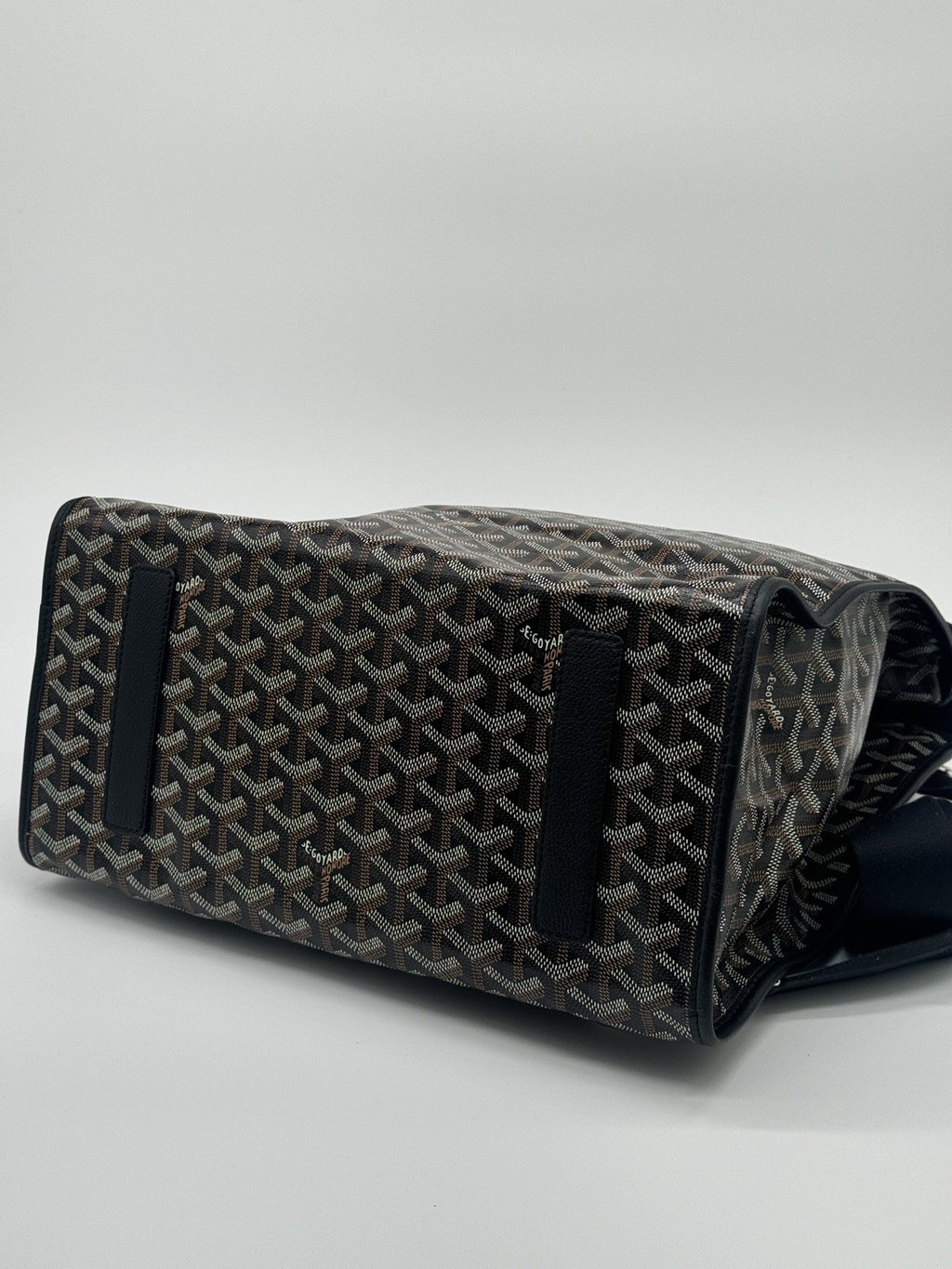 Goyard Saint Leger Backpack Black Monogram Canvas — view 6