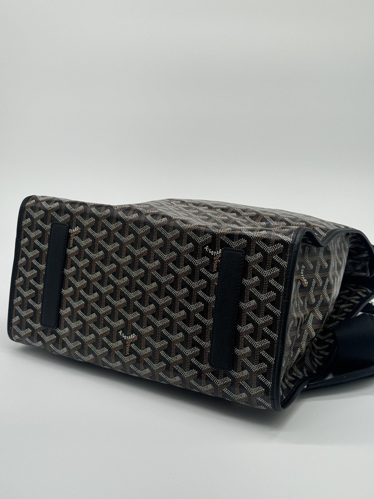 Goyard Saint Leger Backpack Black Monogram Canvas — view 6