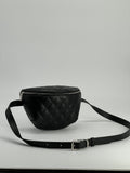Chanel Uniform Galfskin Quilted Waist Belt Black Bag — view 1