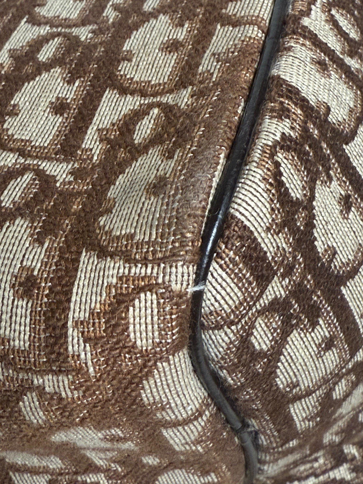 CHRISTIAN DIOR Vintage Diorissimo  Monogram Brown Trotter Boston Bag — view 6