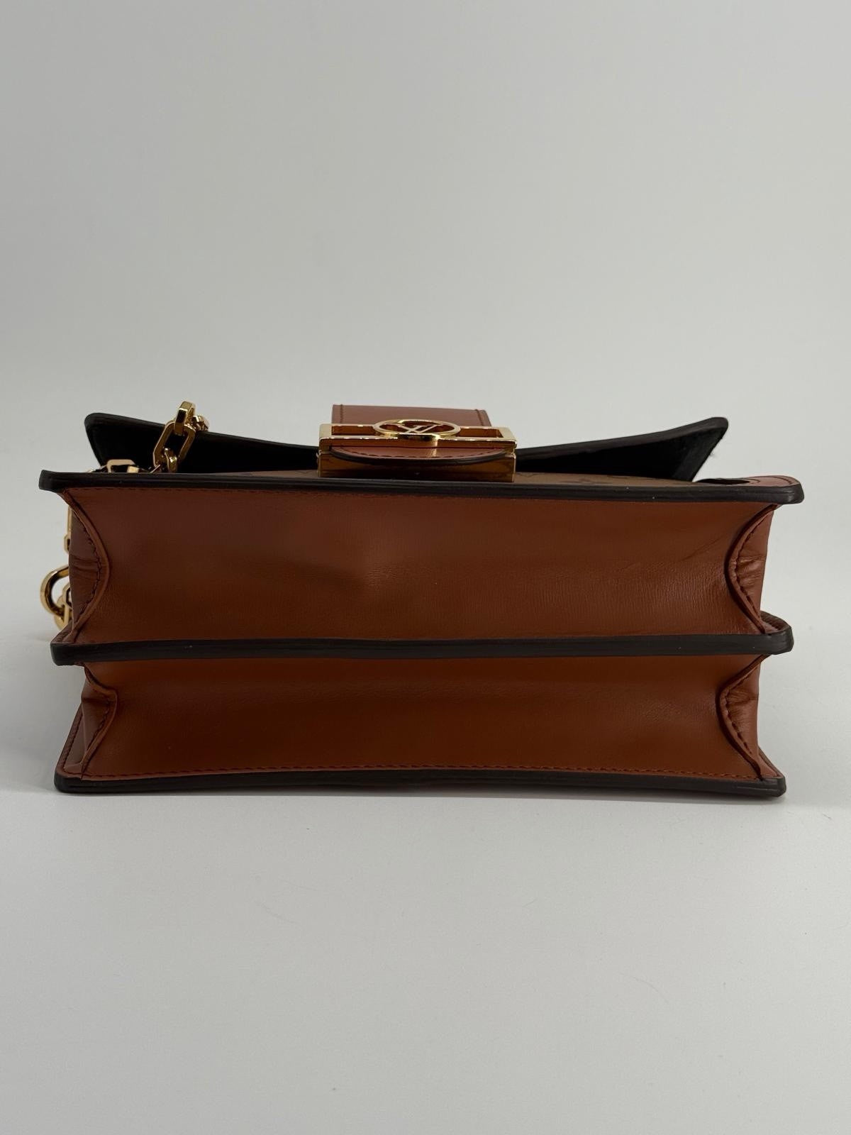 Louis Vuitton Dauphine Shoulder Bag Reverse Monogram Canvas MM — view 7