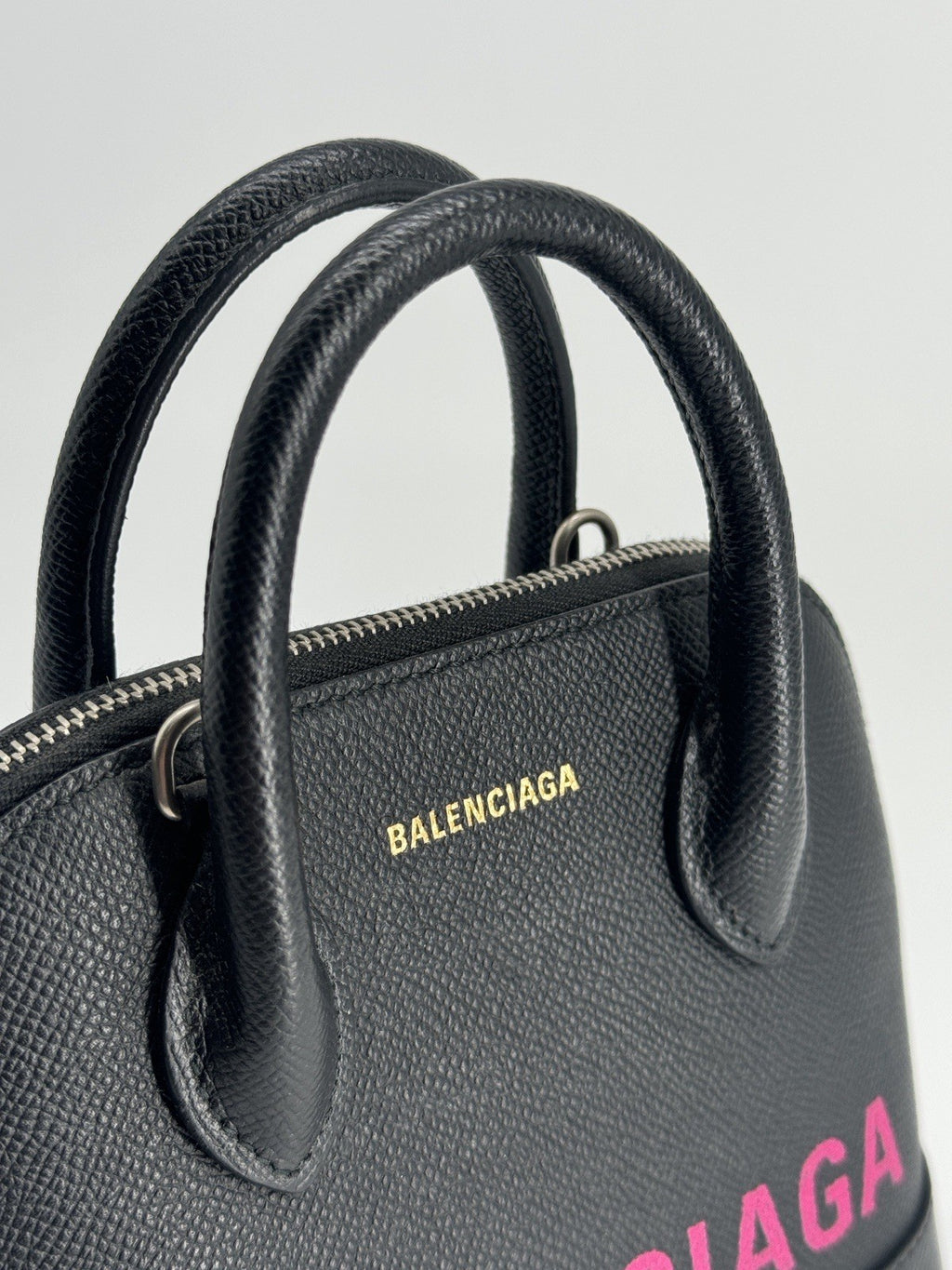 Balenciaga Leather Ville Black Mini Bag — view 6