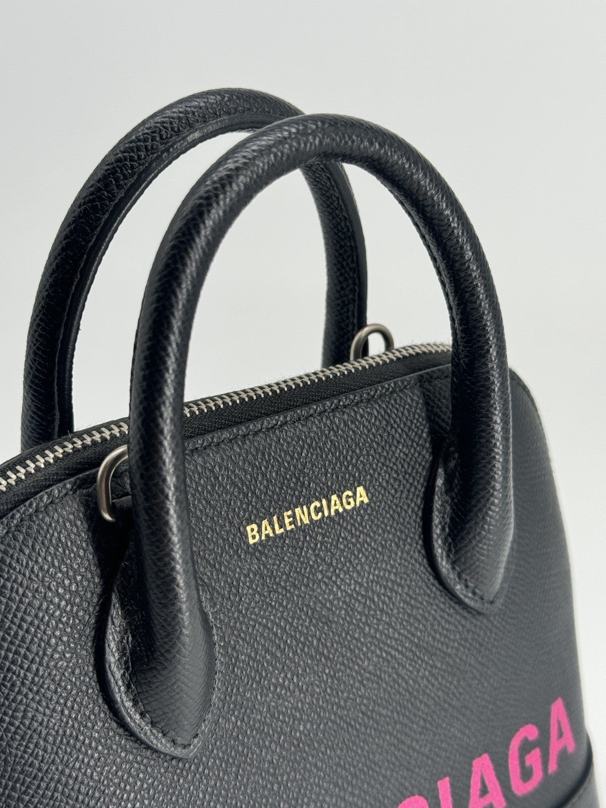 Balenciaga Leather Ville Black Mini Bag — view 6