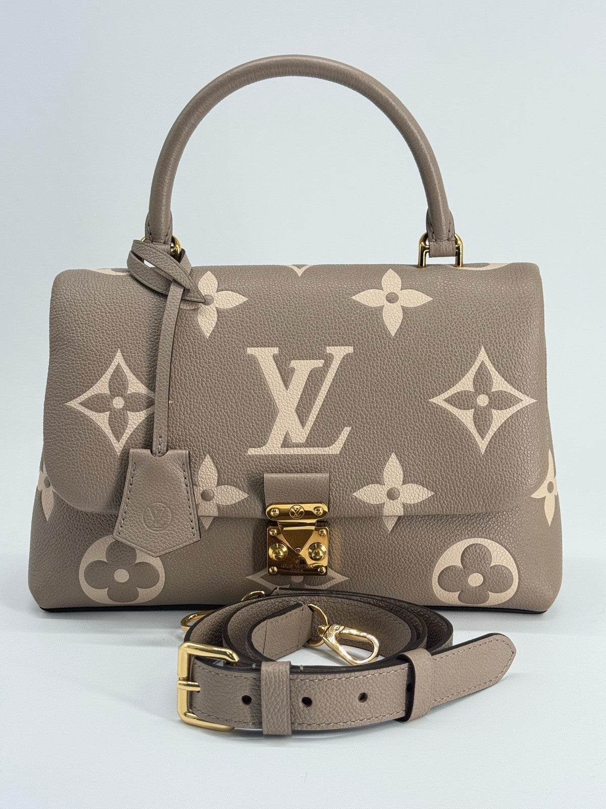 Louis Vuitton Madeleine Handbag Monogram Empreinte Giant MM Top Handle Bag — view 1