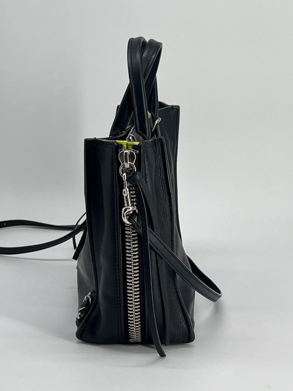 Balenciaga Papier A4 Zip Around Black Leather Bag — view 4