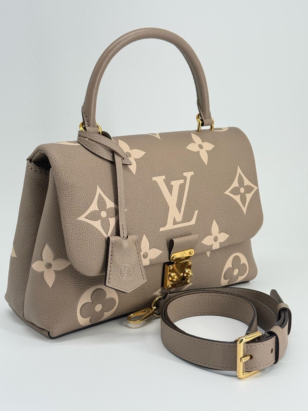 Louis Vuitton Madeleine Handbag Monogram Empreinte Giant MM Top Handle Bag — view 2