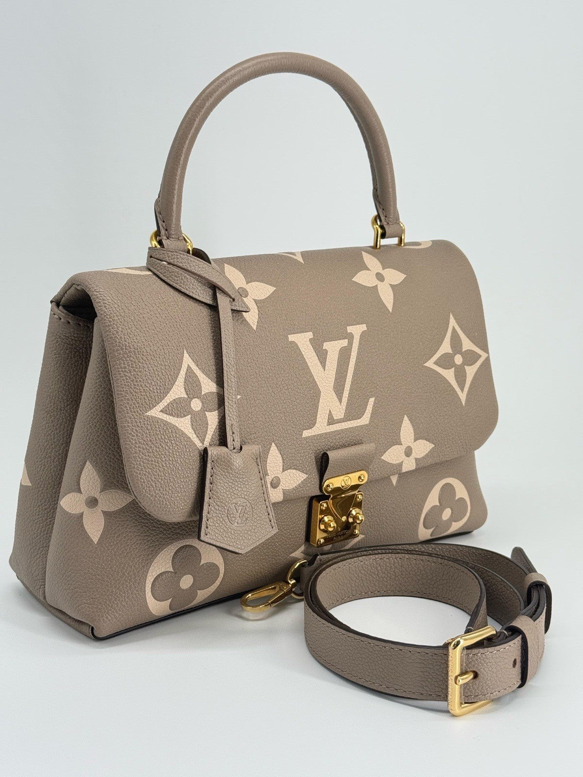 Louis Vuitton Madeleine Handbag Monogram Empreinte Giant MM Top Handle Bag — view 2