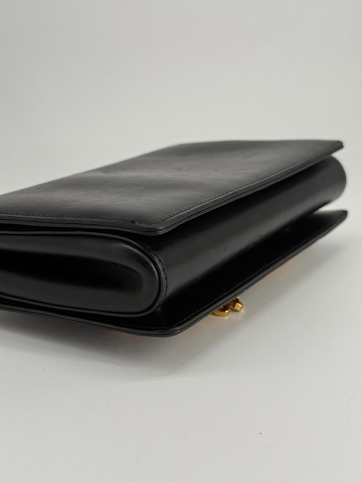 Dolce&Gabbana DG Girls Black Leather Shoulder Purse Bag — view 6