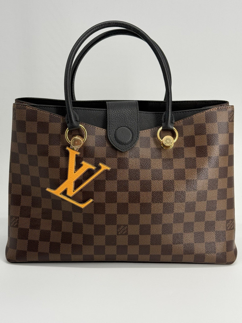 Louis Vuitton Damier Ebene Riverside Top Handle Bag — view 1