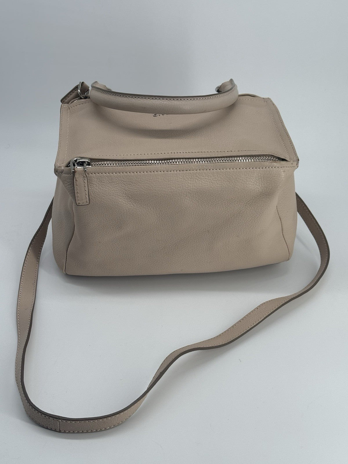 GIVENCHY Goatskin Small Pandora Nude Beige Shoulder Bag — view 3