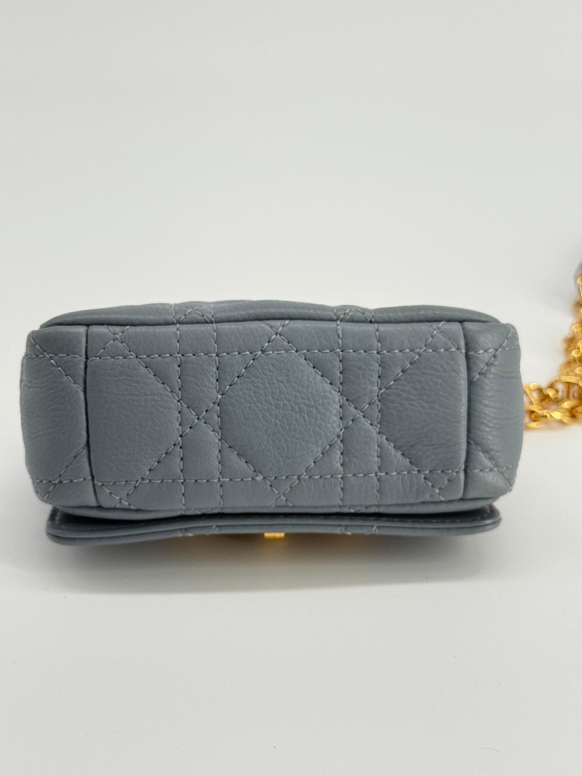 Dior Micro Dior Caro Shouder Bag Gray Leather — view 7