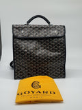 Goyard Saint Leger Backpack Black Monogram Canvas — view 1