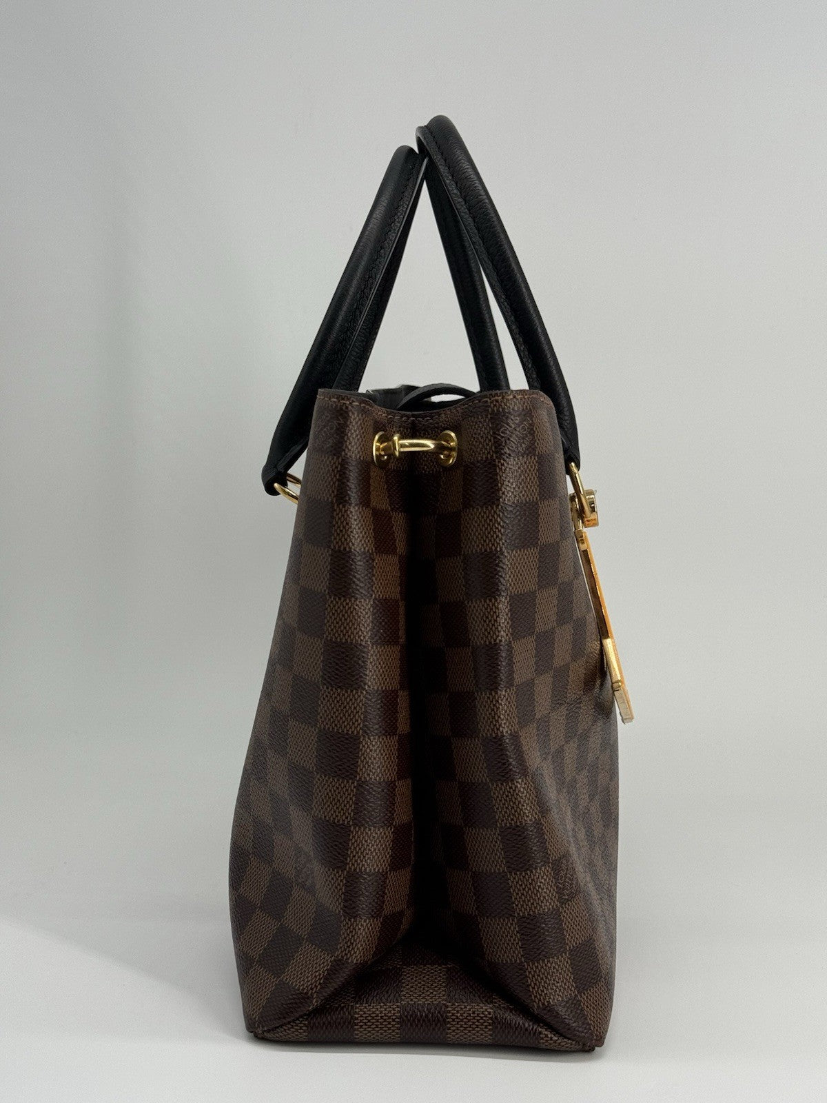 Louis Vuitton Damier Ebene Riverside Top Handle Bag — view 4