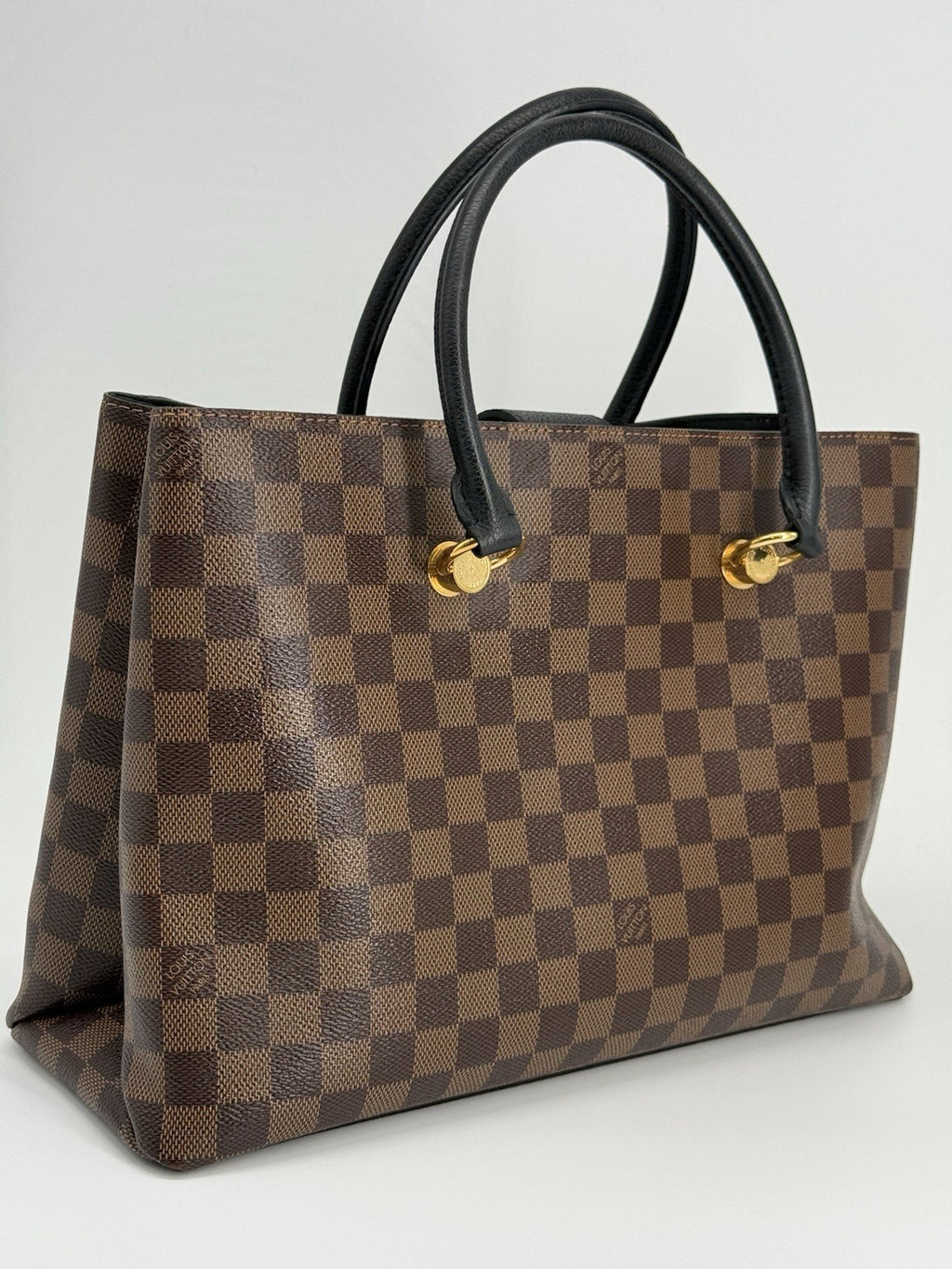 Louis Vuitton Damier Ebene Riverside Top Handle Bag — view 7