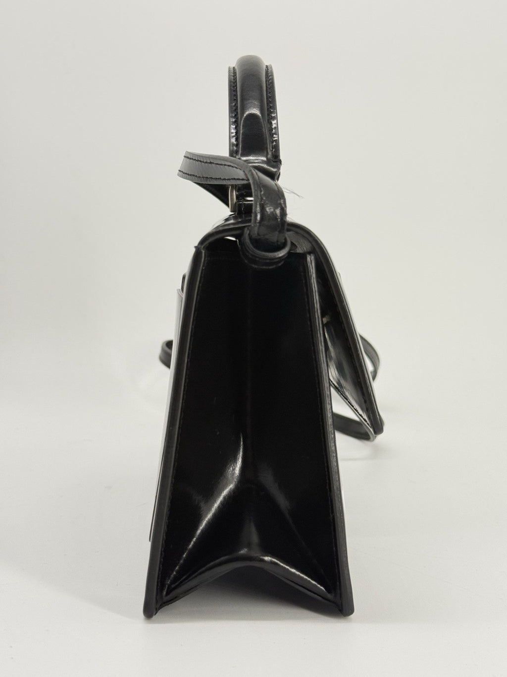 Off White  Jitney  1.4 “Virgil Was Here “ Printed Leather Shoulder Bag — view 5