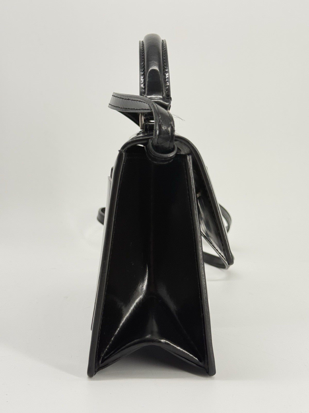 Off White  Jitney  1.4 “Virgil Was Here “ Printed Leather Shoulder Bag — view 5