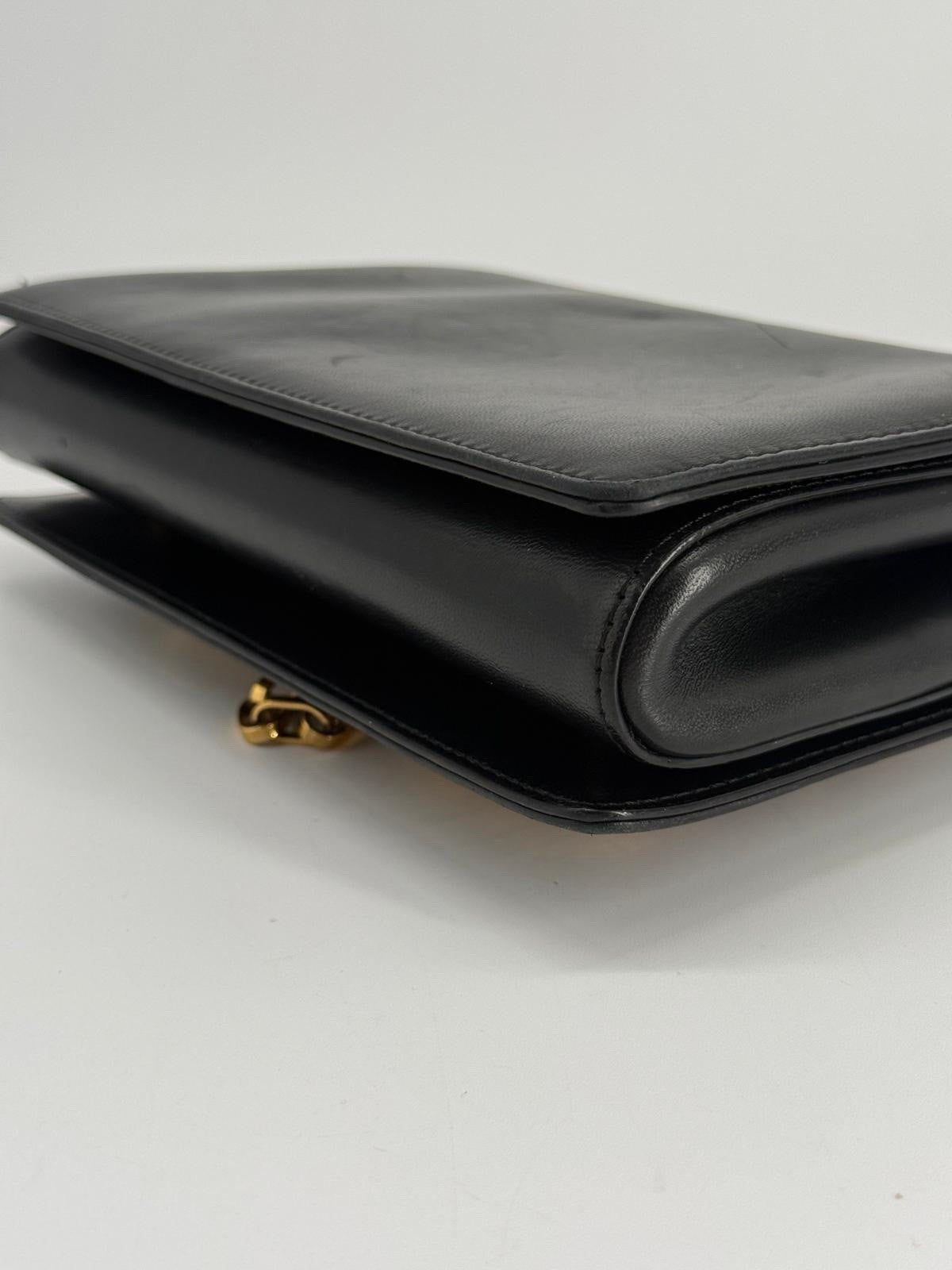 Dolce&Gabbana DG Girls Black Leather Shoulder Purse Bag — view 5
