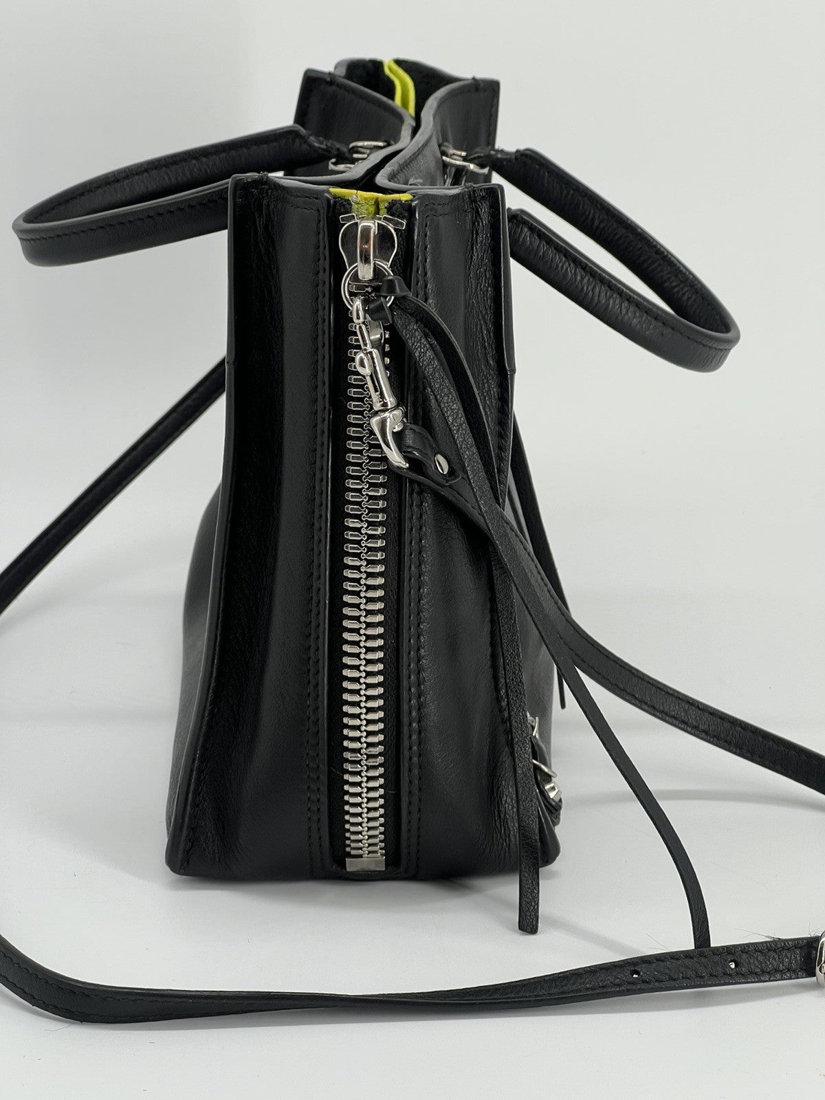 Balenciaga Papier A4 Zip Around Black Leather Bag — view 3