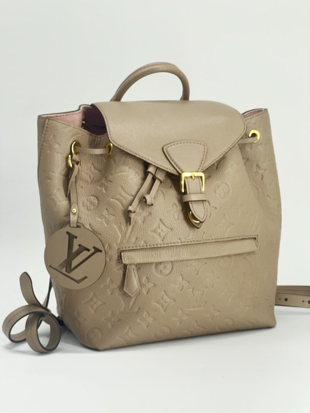 Louis Vuitton Montsouris NM Backpack Monogram Empreinte Leather PM — view 3