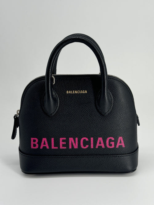 Balenciaga Leather Ville Black Mini Bag — view 2