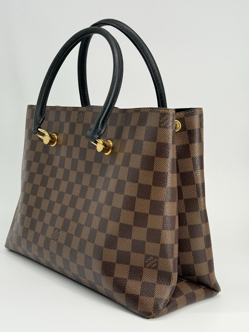 Louis Vuitton Damier Ebene Riverside Top Handle Bag — view 5