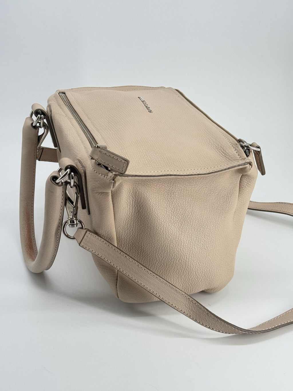 GIVENCHY Goatskin Small Pandora Nude Beige Shoulder Bag — view 2
