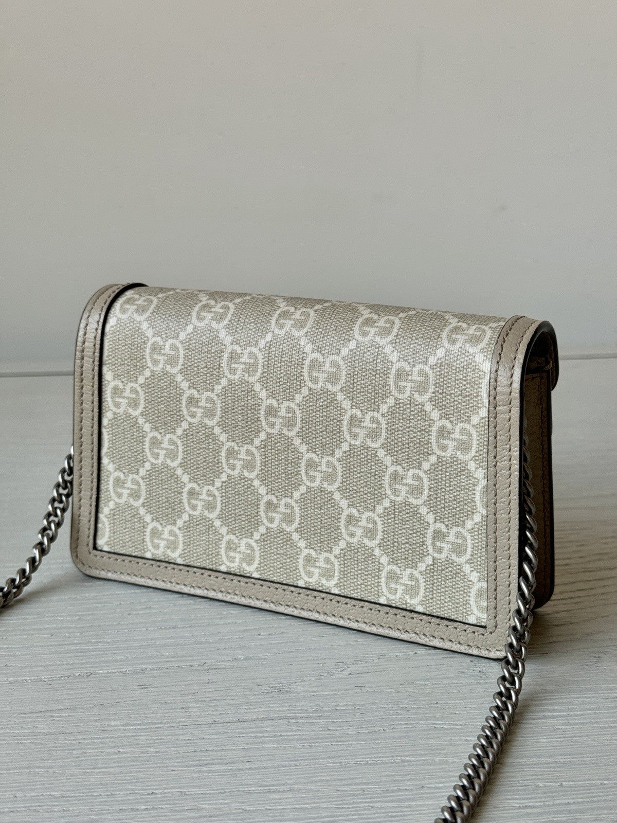 Gucci Supreme Dionysus Super Mini Shoulder Bag Beige — view 7
