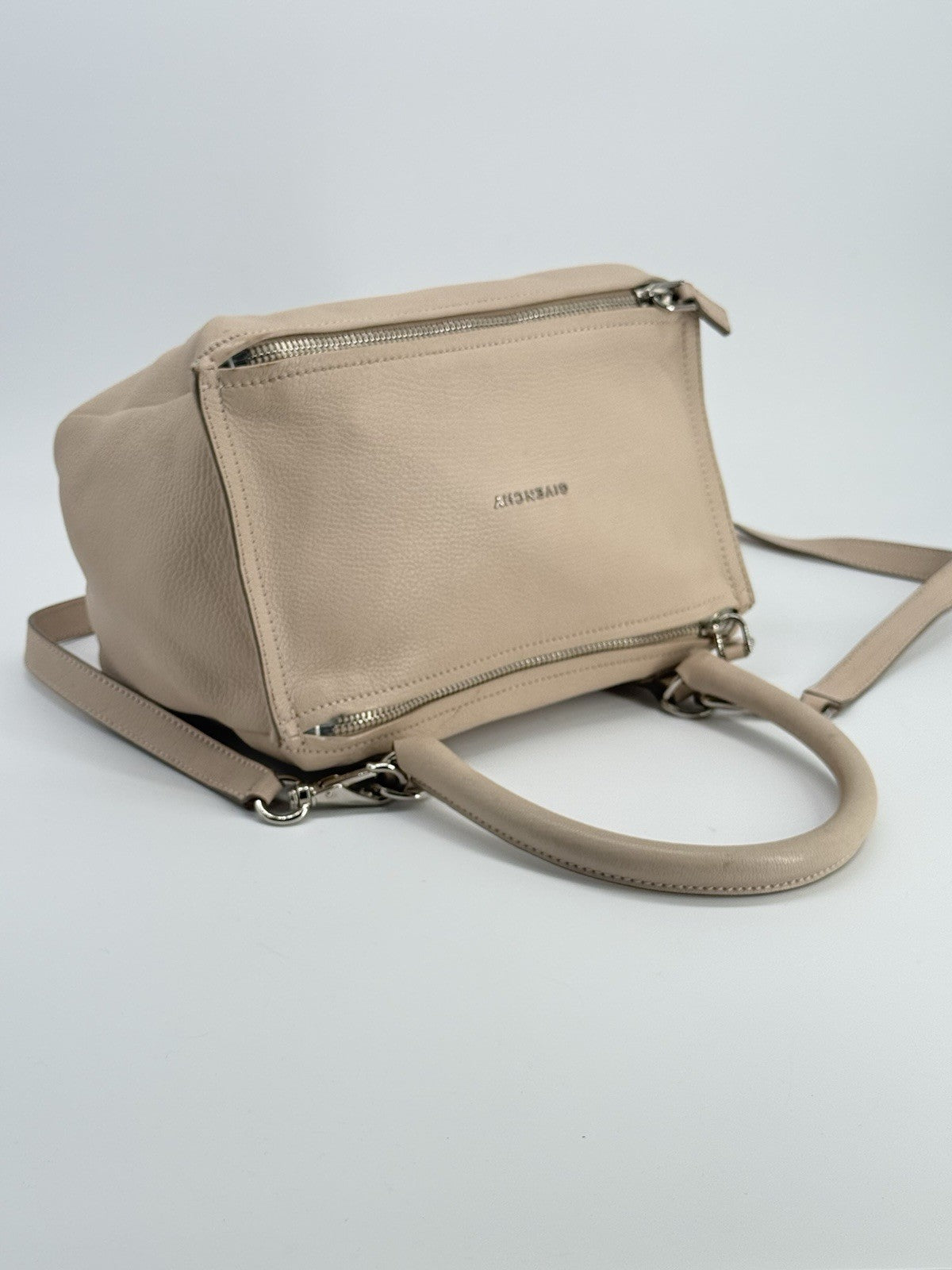 GIVENCHY Goatskin Small Pandora Nude Beige Shoulder Bag — view 4