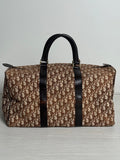 CHRISTIAN DIOR Vintage Diorissimo  Monogram Brown Trotter Boston Bag — view 1