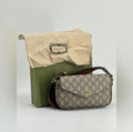 Gucci Ophidia Mini Bag GG Supreme Canvas Web Stripe Crossbody Bag — view 1