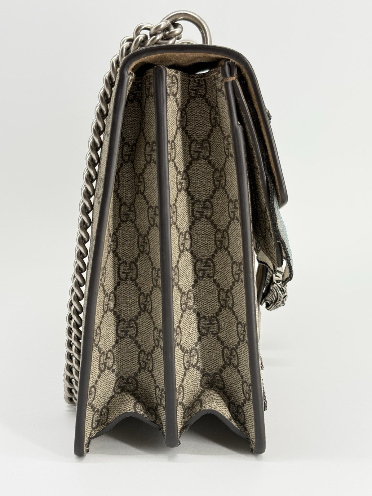 Gucci Dionysus GG Supreme Brown Canvas Shoulder Bag — view 5